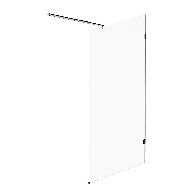 Душевая перегородка AM.PM X-Joy 110 W94WI-110-F1-BTE профиль Черный матовый стекло прозрачное