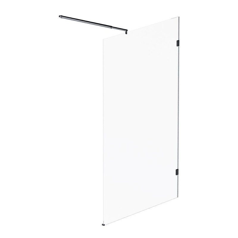 Душевая перегородка AM.PM X-Joy 120 W94WI-120-F1-BTE профиль Черный матовый стекло прозрачное