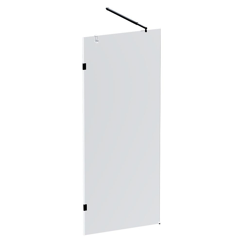 Душевая перегородка AM.PM X-Joy 80 W94UWI-80-F1-BTE профиль Черный матовый стекло прозрачное
