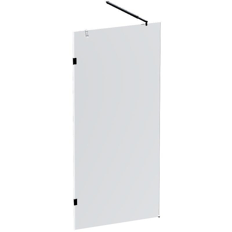 Душевая перегородка AM.PM X-Joy 90 W94UWI-90-F1-BTE профиль Черный матовый стекло прозрачное