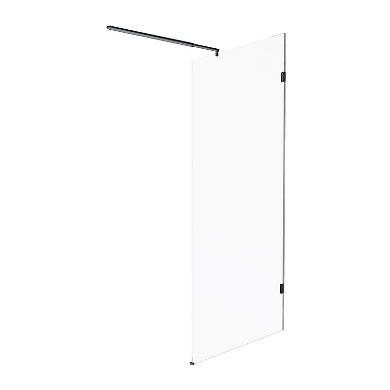 Душевая перегородка AM.PM X-Joy 90 W94WI-90-F1-BTE профиль Черный матовый стекло прозрачное