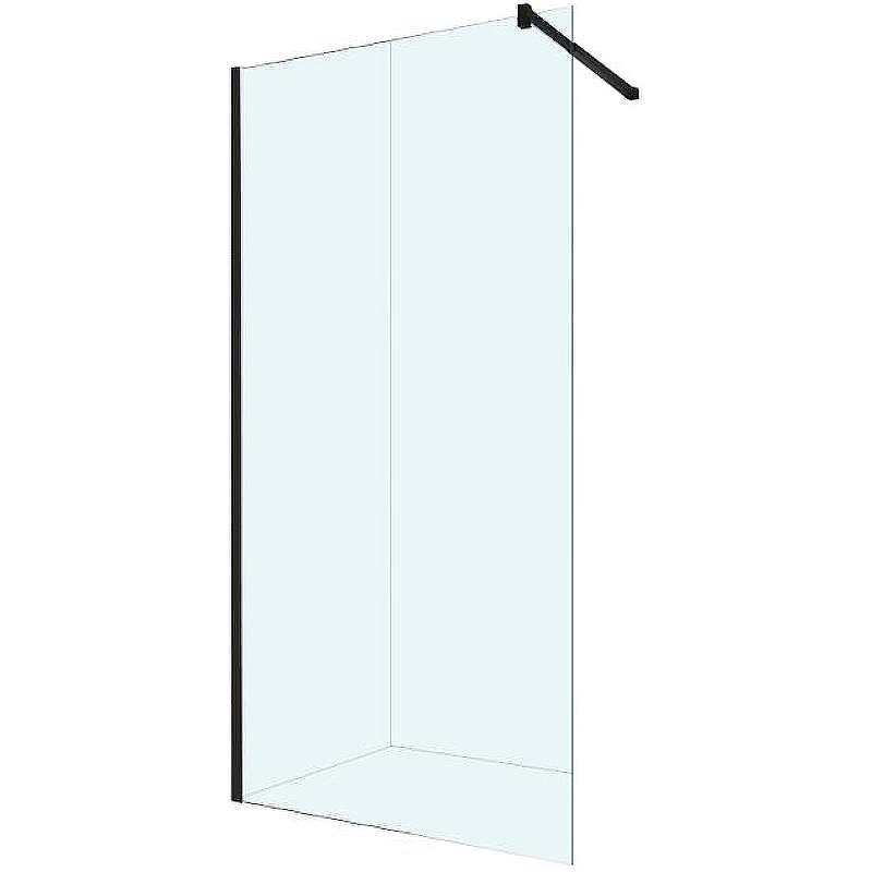 Душевая перегородка Berges Sky Black 80х200 064008 профиль Черный матовый стекло прозрачное