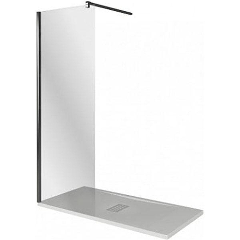 Душевая перегородка Good Door Walk In SP-140-C-В 140 профиль Черный стекло прозрачное