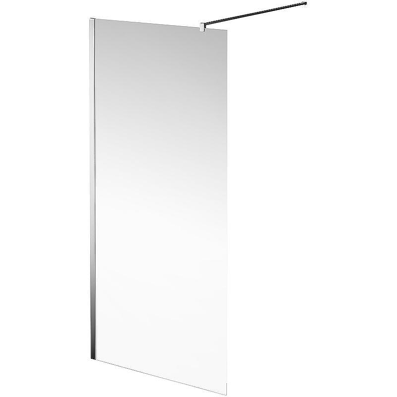 Душевая перегородка Kerama Marazzi Vetro 90 VE.90.WI.CR профиль Хром стекло прозрачное