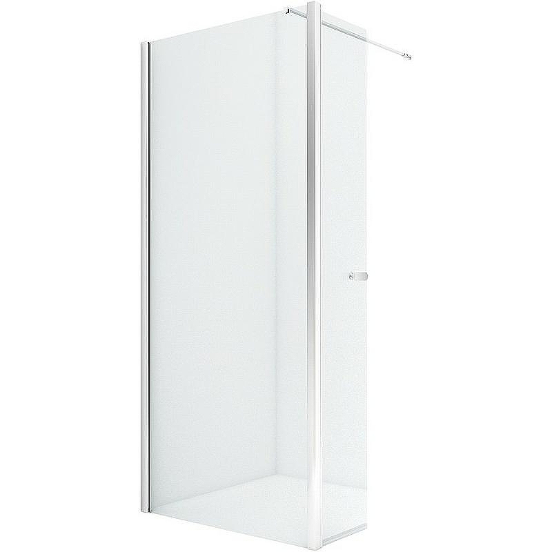 Душевая перегородка New Trendy New Soleo Chrome 70 K-0339 профиль Хром стекло прозрачное