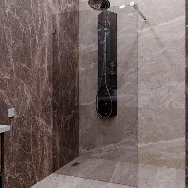 Душевая перегородка Radomir Walk-in G1 110 1-10-0-0-0-1900 профиль Хром стекло прозрачное
