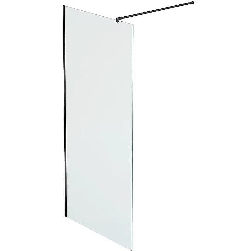 Душевая перегородка Reflexion Walk in 90 RX20090CBL-14 профиль Черный матовый стекло прозрачное