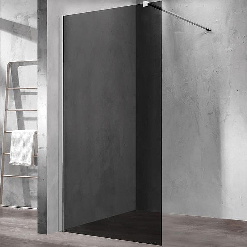 Душевая перегородка Vincea Walk-In 100 VSW-1H100CG профиль Хром стекло тонированное