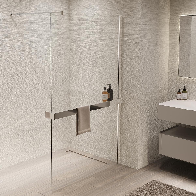 Душевая перегородка Vincea Walk in 100 VSW-1HR100CL профиль цвет Хром стекло прозрачное