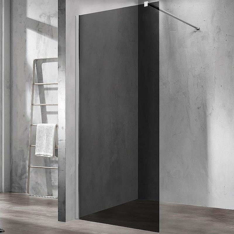 Душевая перегородка Vincea Walk-In 110 VSW-1H110CG профиль Хром стекло тонированное
