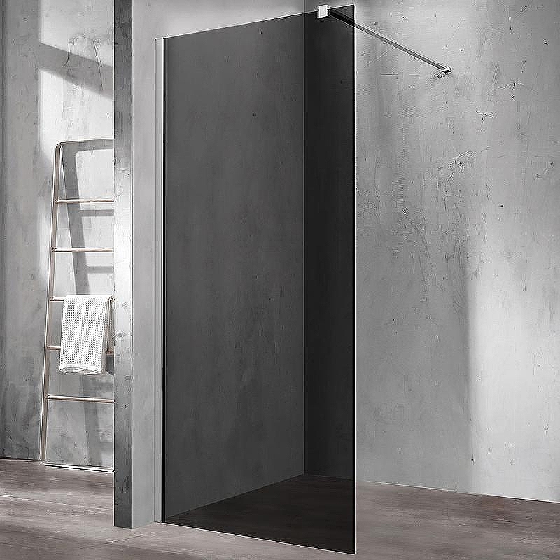 Душевая перегородка Vincea Walk-In 80 VSW-1H800CG профиль Хром стекло тонированное