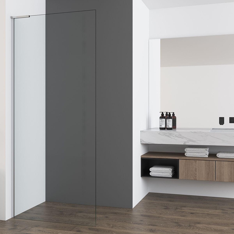 Душевая перегородка Vincea Walk-In 80 VSW-7HA800CL профиль Хром стекло прозрачное