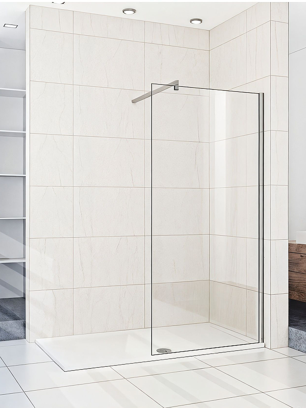 Душевая перегородка WeltWasser WW400 70G-1 10000006279 профиль Хром стекло прозрачное