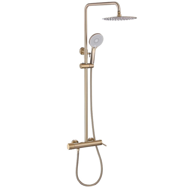 Душевая система Abber Emotion AF8816G Золото матовое