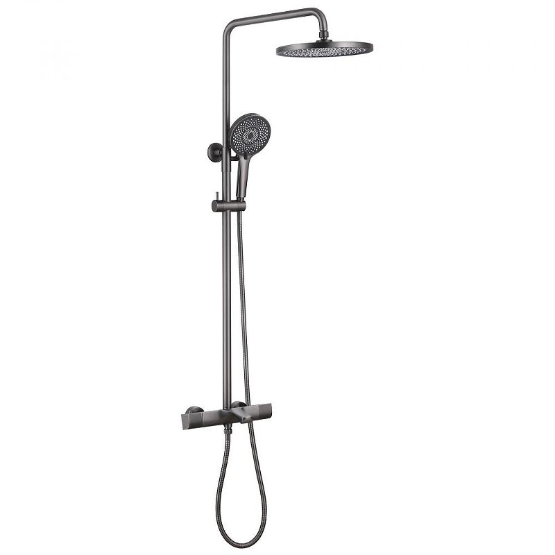 Душевая система Abber Thermostat AF8516NGL c термостатом цвет Никель