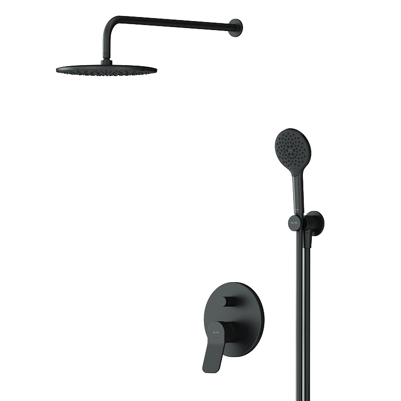 Душевая система AM.PM X-Joy FB85A1RH22 Черная матовая