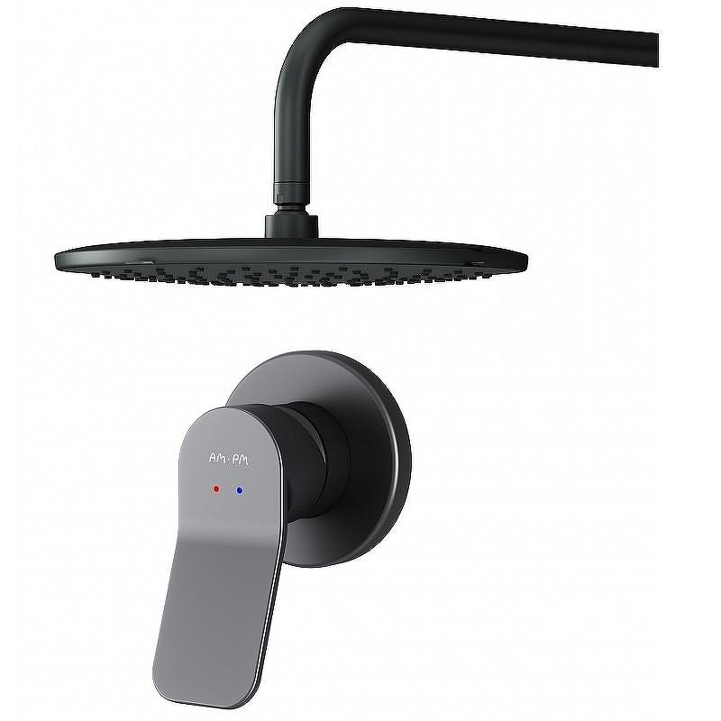 Душевая система AM.PM X-Joy FB85A2R002 Черная матовая