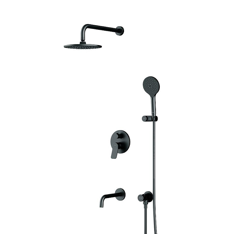Душевая система AM.PM X-Joy FB85A3RH32 цвет Черный матовый