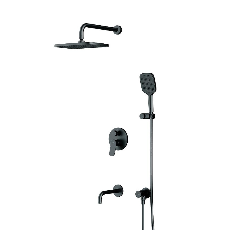 Душевая система AM.PM X-Joy FB85A3RH42 цвет Черный матовый