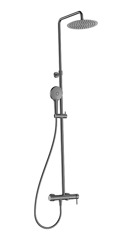 Душевая система AQUAme AQM8011GM цвет Оружейный металл