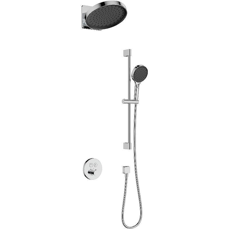 Душевая система AQUAme AQM8403CR с термостатом Хром