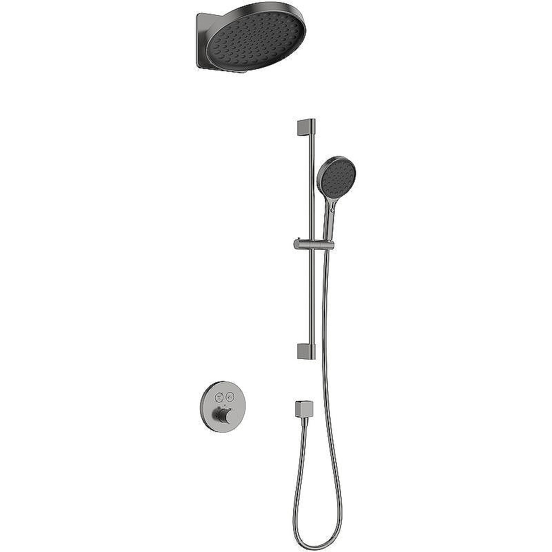 Душевая система AQUAme AQM8403GM с термостатом Металл