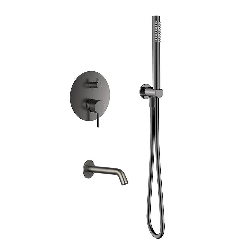 Душевая система AQUAme AQM8406GM цвет Оружейный металл