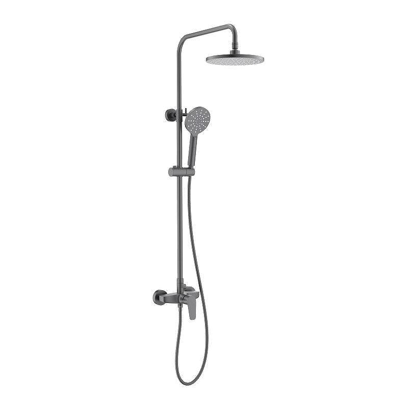 Душевая система Aquatek Бетта AQ2160BGM цвет Оружейная сталь