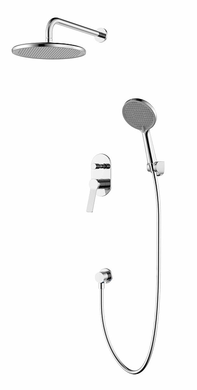 Душевая система Azario Vise AZ-VSA248330C+82KC цвет Хром