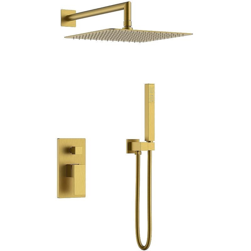 Душевая система Boheme Qubic 474-3-BR Бронза
