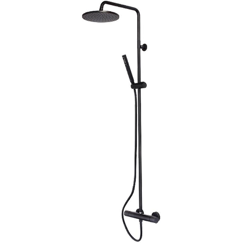 Душевая система Bossini Cosmo L10095.073 Черная матовая