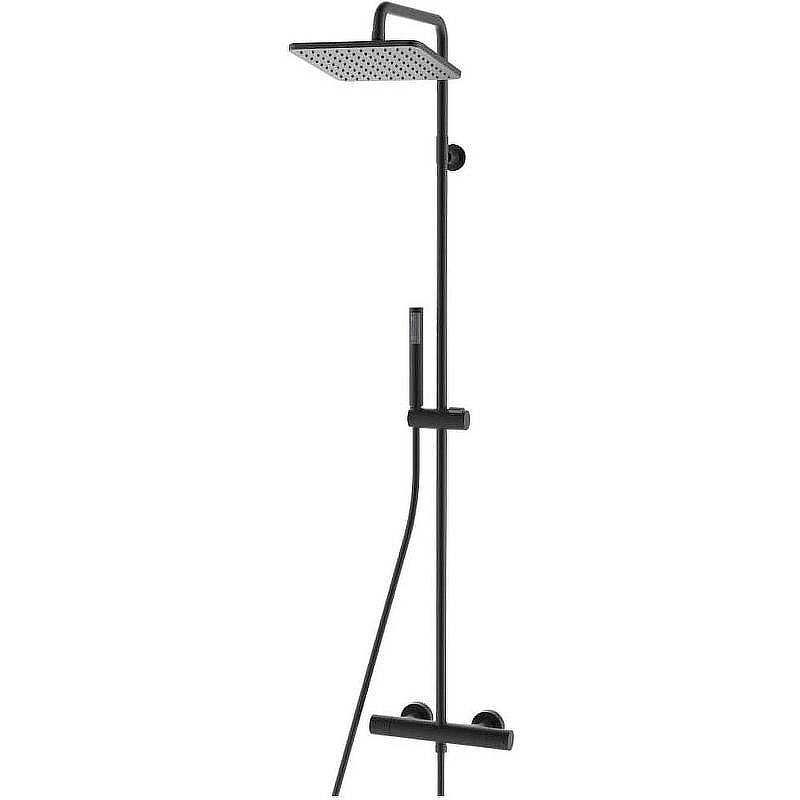 Душевая система Bossini Cosmo L10103.073 Черная матовая