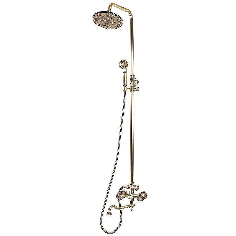 Душевая система Bronze de Luxe Роял 10121DR Бронза