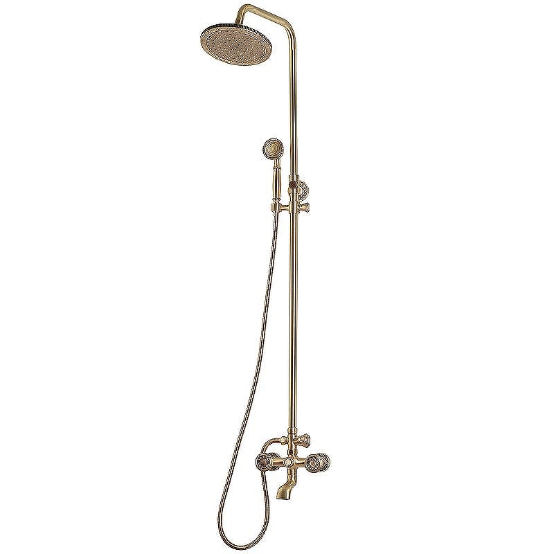 Душевая система Bronze de Luxe Роял 10121R Бронза