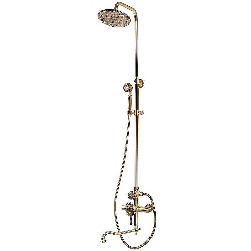 Душевая система Bronze de Luxe Виндзор 10120DR Бронза