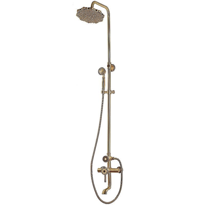 Душевая система Bronze de Luxe Виндзор 10120F Бронза