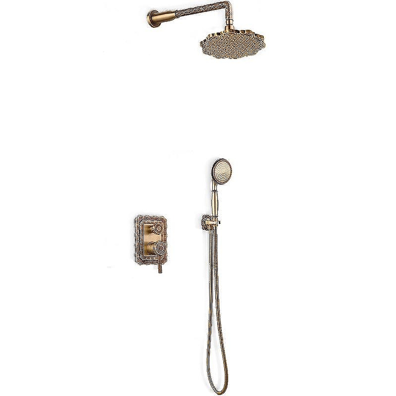 Душевая система Bronze de Luxe Виндзор 10138F Бронза