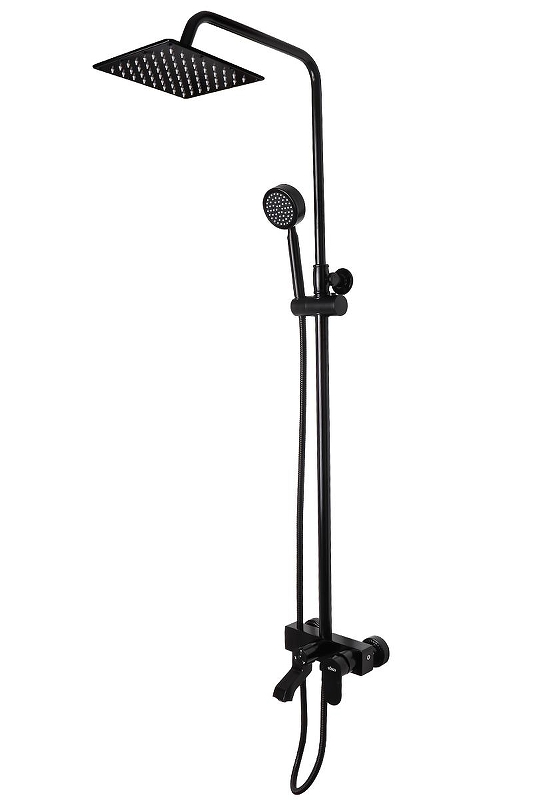 Душевая система Ekko E2401-8 цвет Черный