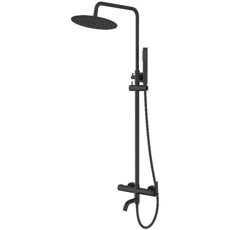Душевая система ESKO Bangkok Black ST250BGB Черная матовая