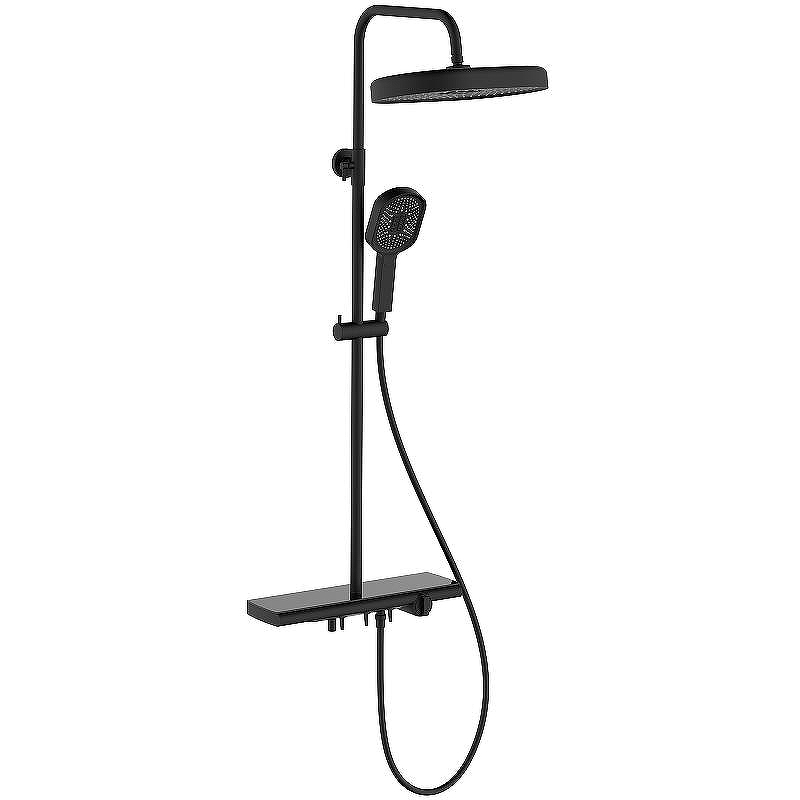 Душевая система ESKO ST350Black Черная матовая