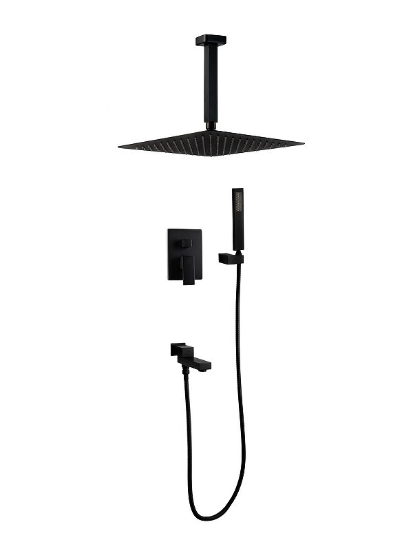 Душевая система FILARETE Fing FL1042BL цвет Черный матовый