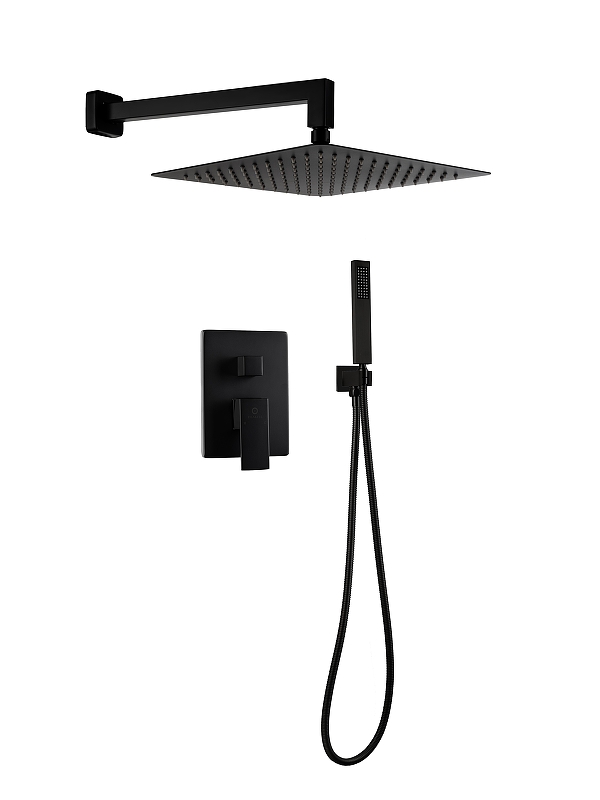Душевая система FILARETE Fing FL1043BL цвет Черный матовый