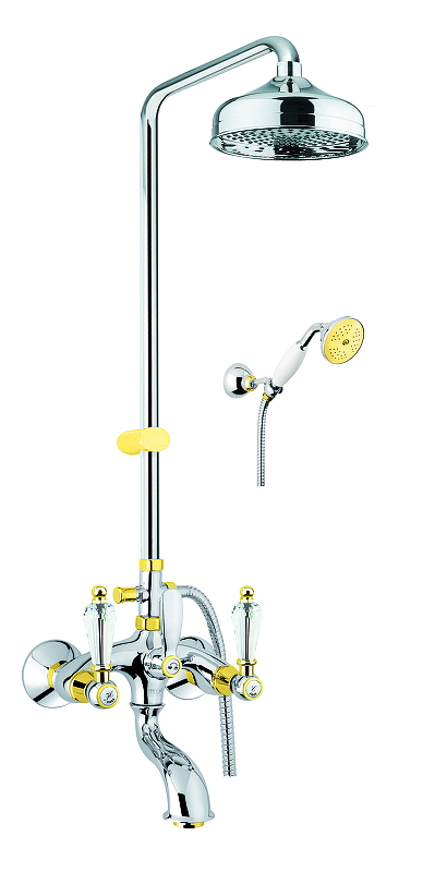 Душевая система Fiore Gioielli 08CO0615 цвет Хром Золото