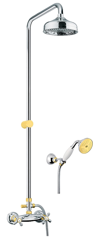 Душевая система Fiore Margot 26CO0620 цвет Хром Золото