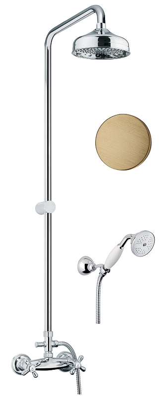 Душевая система Fiore Margot 26ZZ0620 цвет Бронза