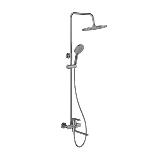 Душевая система Frap Arne со смесителем 3 режима цвет графит