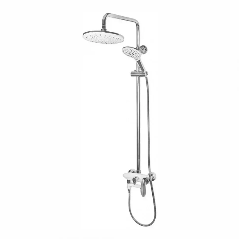 Душевая система Grocenberg GB7001WC Белая Хром