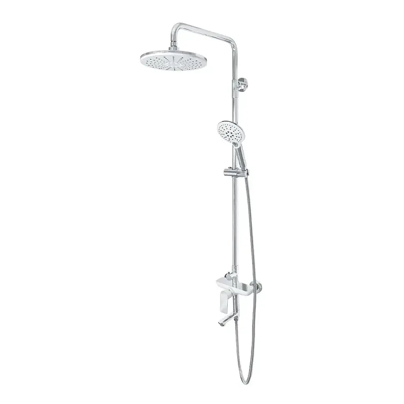 Душевая система Grocenberg GB7009WC Белая Хром