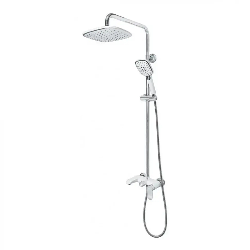 Душевая система Grocenberg GB7010WC Белая Хром