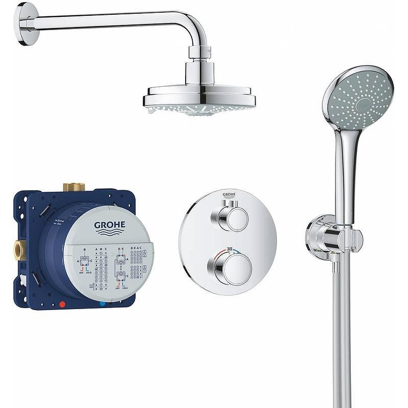 Душевая система Grohe Grohtherm 34735000 с термостатом Хром